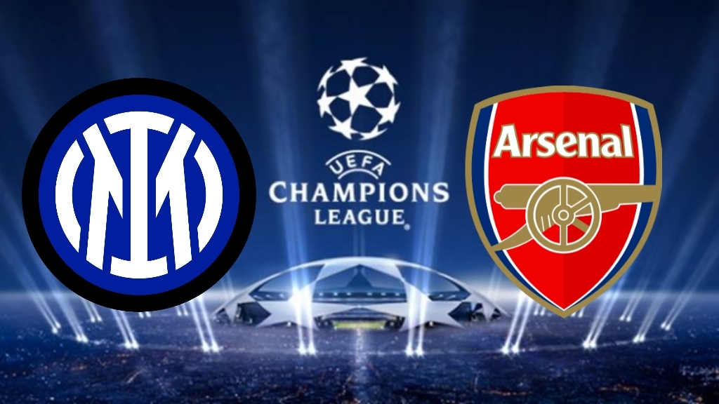 Интер Милан - Арсенал Лондон все голы матча УЕФА Лига Чемпионов 24/25