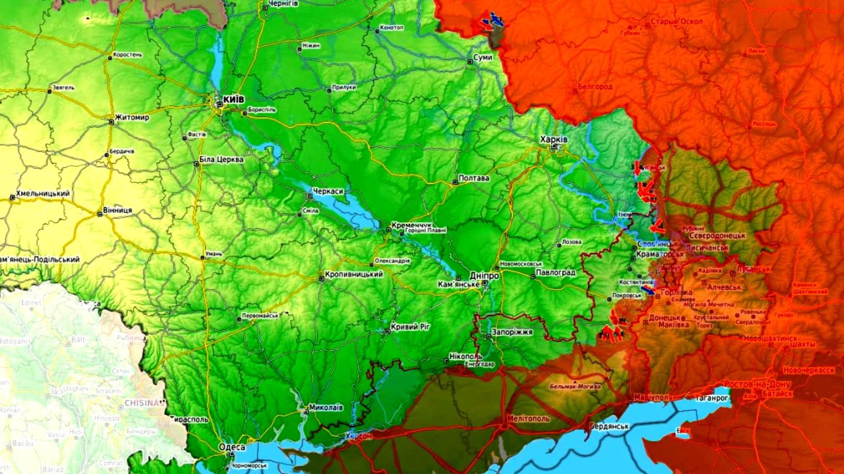 07.11.2024  Карта боевых действий. Краткая обстановка на фронте