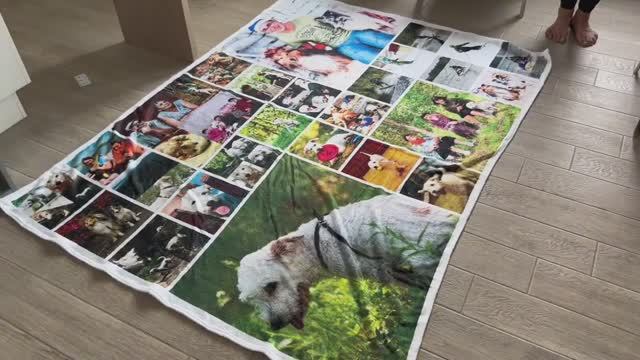 Трогательное видео вручения пледа с фотографиями маме 😭😍