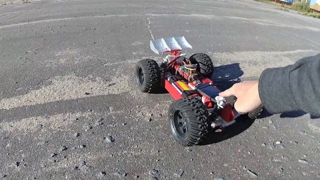 OpenRC Truggy #12 Новый рекорд скорости 3S акб 14 пиьон и КРЭШ трагги