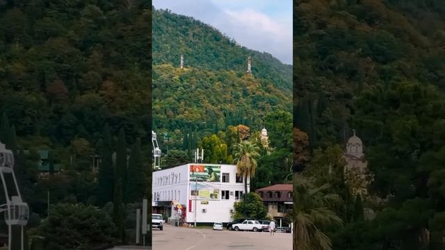 В Новом Афоне появилось Колесо Обозрения