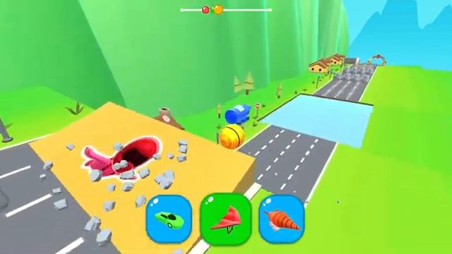 FUNNY GAMES - SHAPE SHIFTING RUN All Levels Gameplay Walkthrough Android, ios max O3FUHD