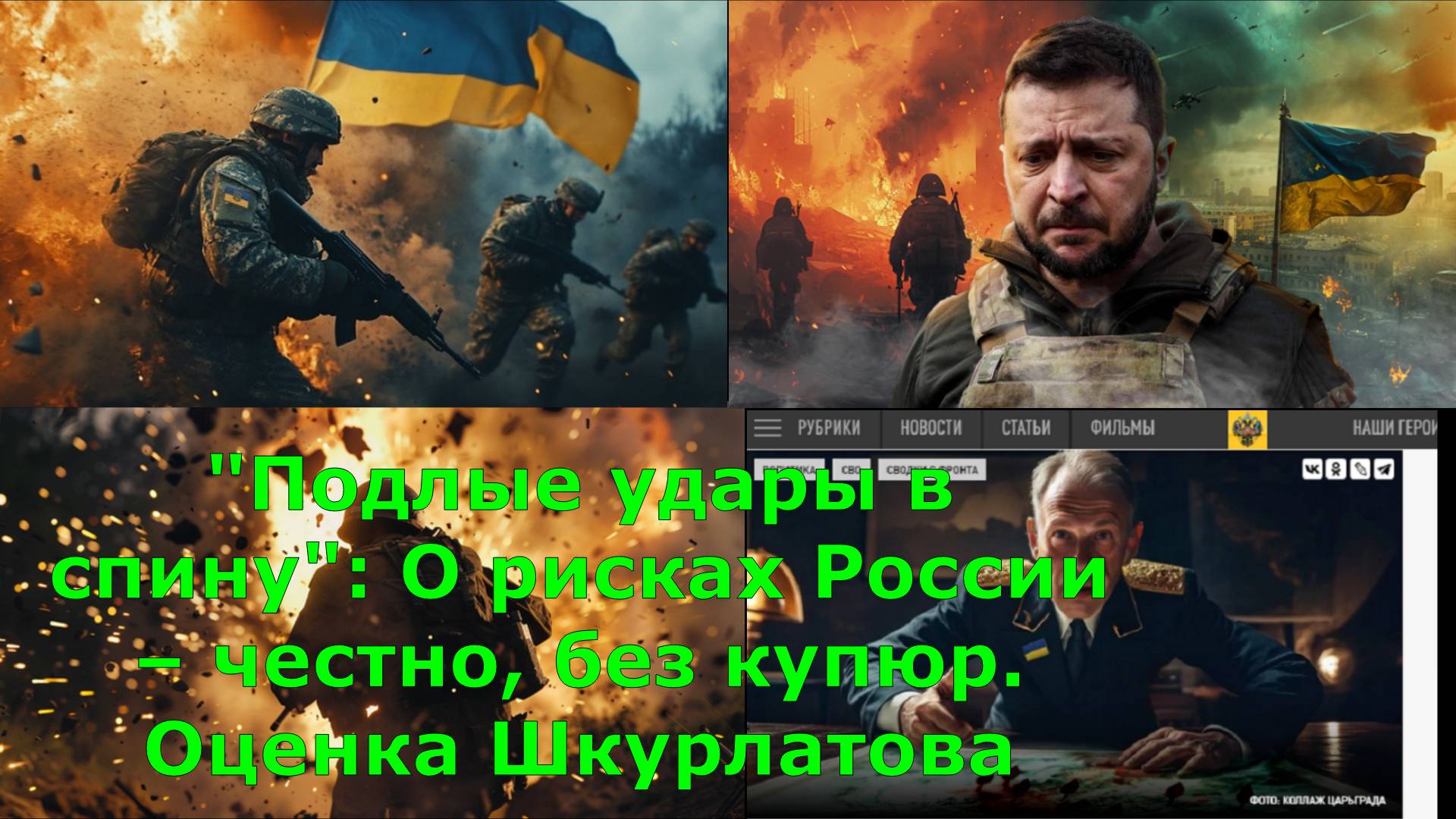 "Подлые удары в спину": О рисках России – честно, без купюр. Оценка Шкурлатова