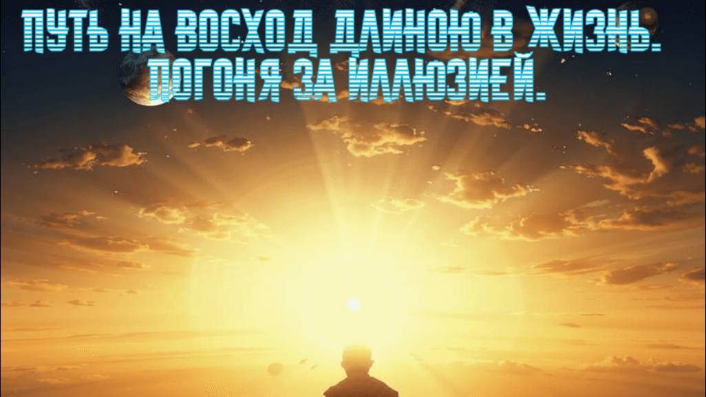 Путь на восход длиною в жизнь. 
Погоня за иллюзией. Премьера рассказа.