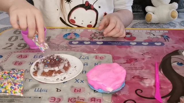 РАСПАКОВКА ДЕСЕРТ ИЗ СЛАЙМА