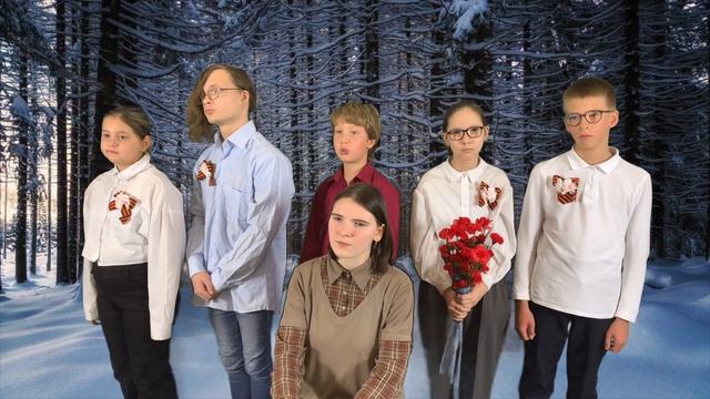 Группа учеников 5-9 кл,  Дмитрий Вальтбаурд «Она несла ребенка на груди».