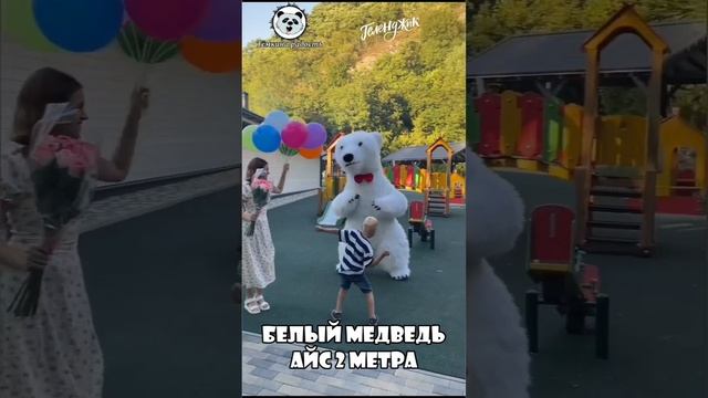 С нашими пушистиками 🐼  Ваше поздравление будет очень ярким и на долго останется в памяти!