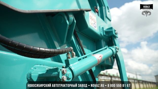 Мусоровоз 6 на 6 EMI ECOPRESS-24S объёмом 24 м³ с задней загрузкой Shacman SX32586V385 X5000