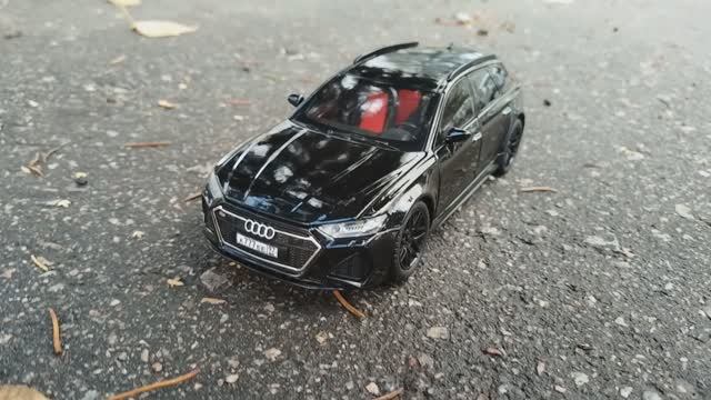 Тест модели Audi RS 6  С8  в масштабе 1:24