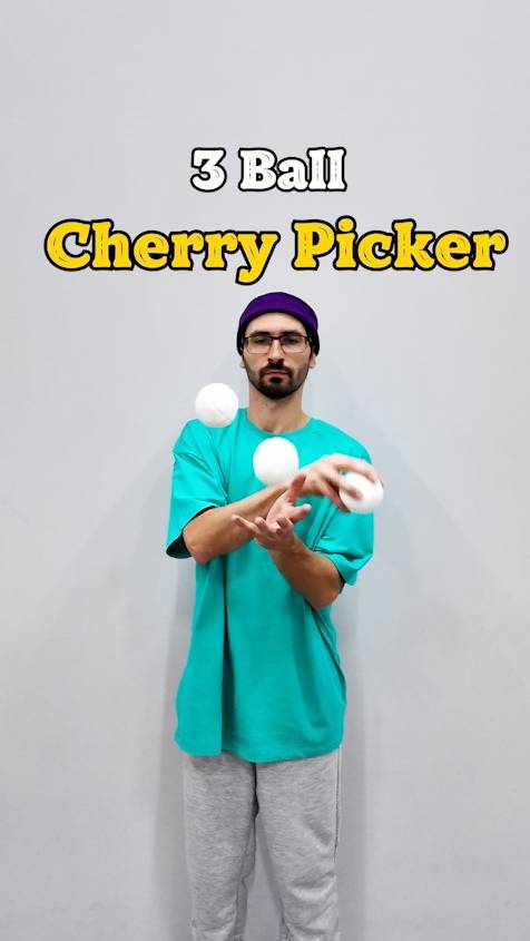 3 ball juggling - Cherry Picker 🍒