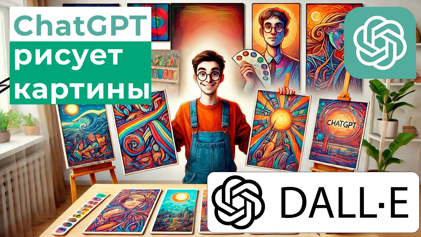 ChatGPT рисует картины в разных стилях