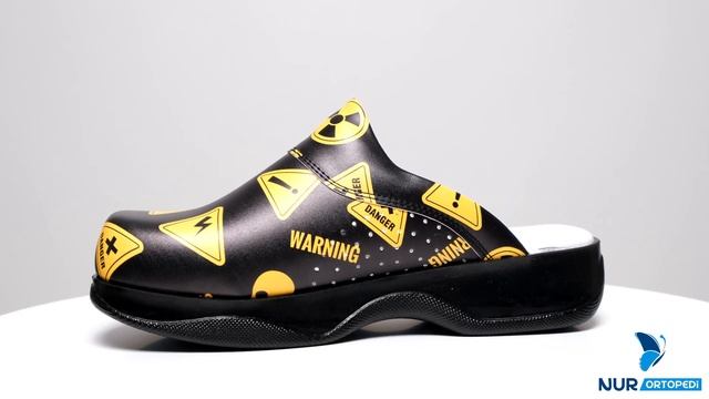Radyoloji Desenli Klasik Model UNISEX Ortopedik Sabo Terlik Radiology Technician Hospital Slippers