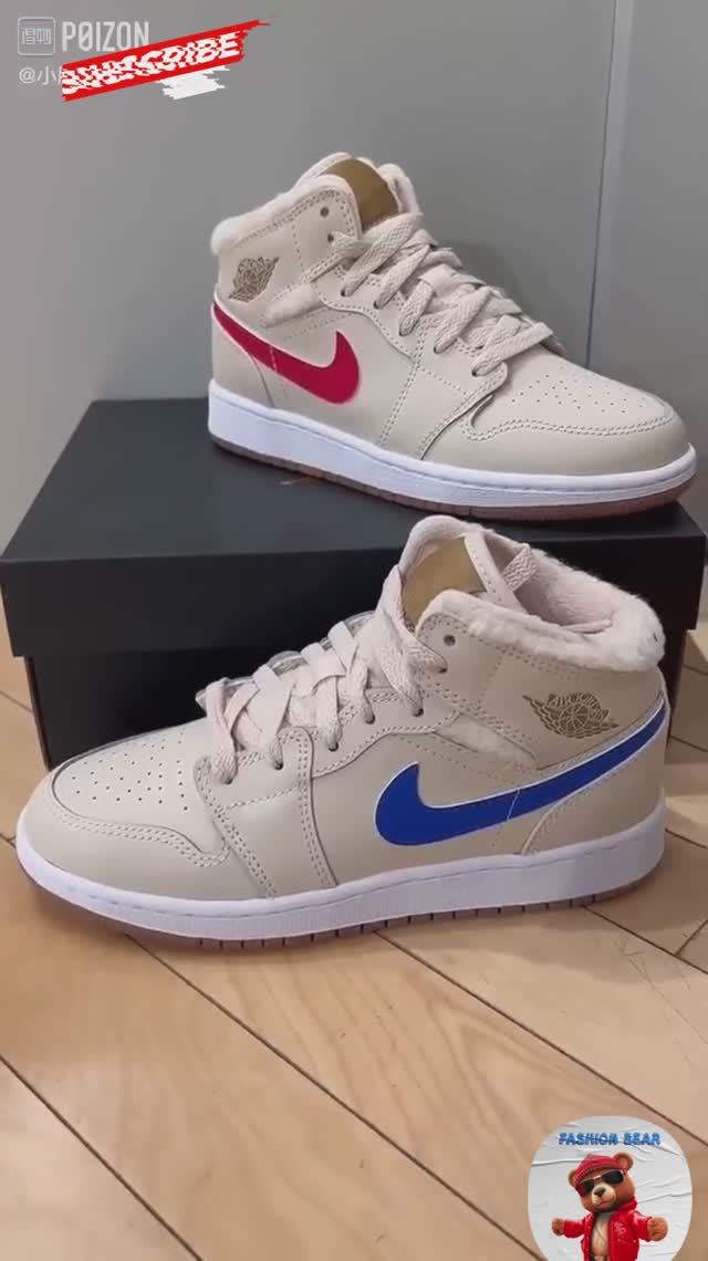 👟Кроссовки зимние Jordan Air Jordan 1 Mid "Fleece"