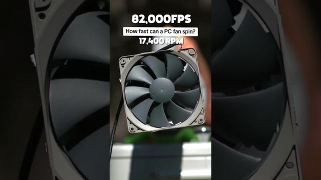 Эксперимент с компьютерным вентилятором от @theslowmoguys