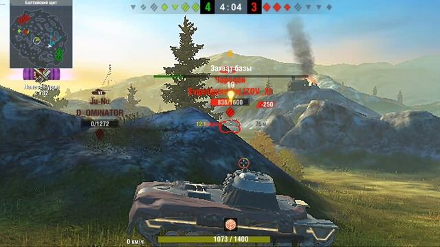 Обзор на танк Богатырь+как я получил мастер и шортс в Tanks Blitz