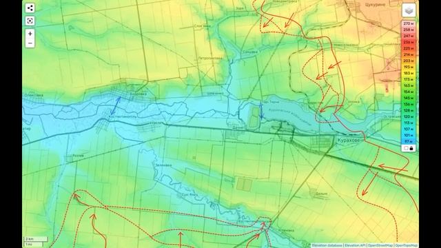 Донецкий фронт Курахово Покровск на утро 8 ноября.