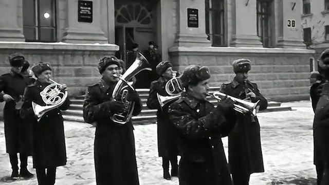 1968 год. Тюмень. Милицейский смотр 10 ноября