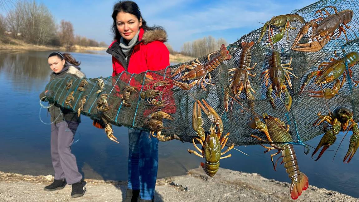 Поймали_и_Приготовили_Раков_в_Печи_по_Азиатскому_рецепту!_Раки_с