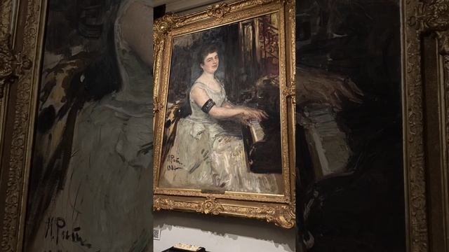 Репин И.Е. «Портрет М.К. Бенуа». 1887 год / Сходи Посмотри квартиру-музей Исаака Бродского