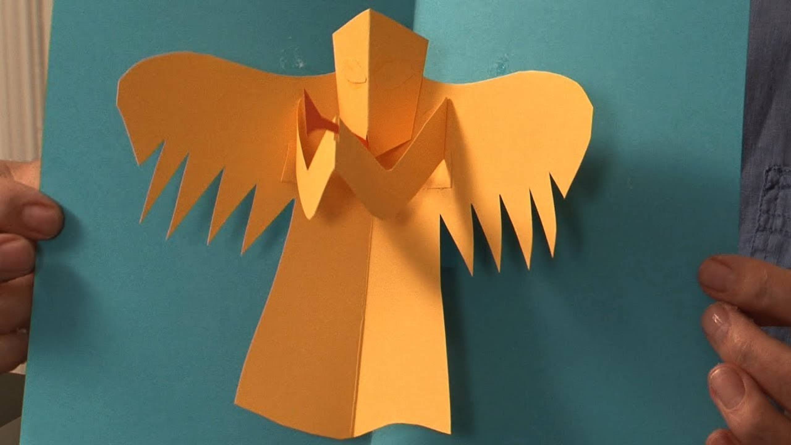 Pop-Up Tutorial 38 - Angel - Christmas Card