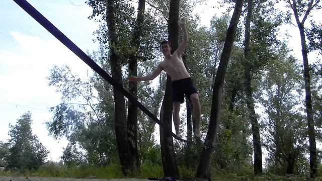 Слеклайн за Волгой. 29.06.2012