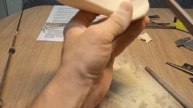 Удочка для безмотылки своими руками. Обточка полуфабриката.