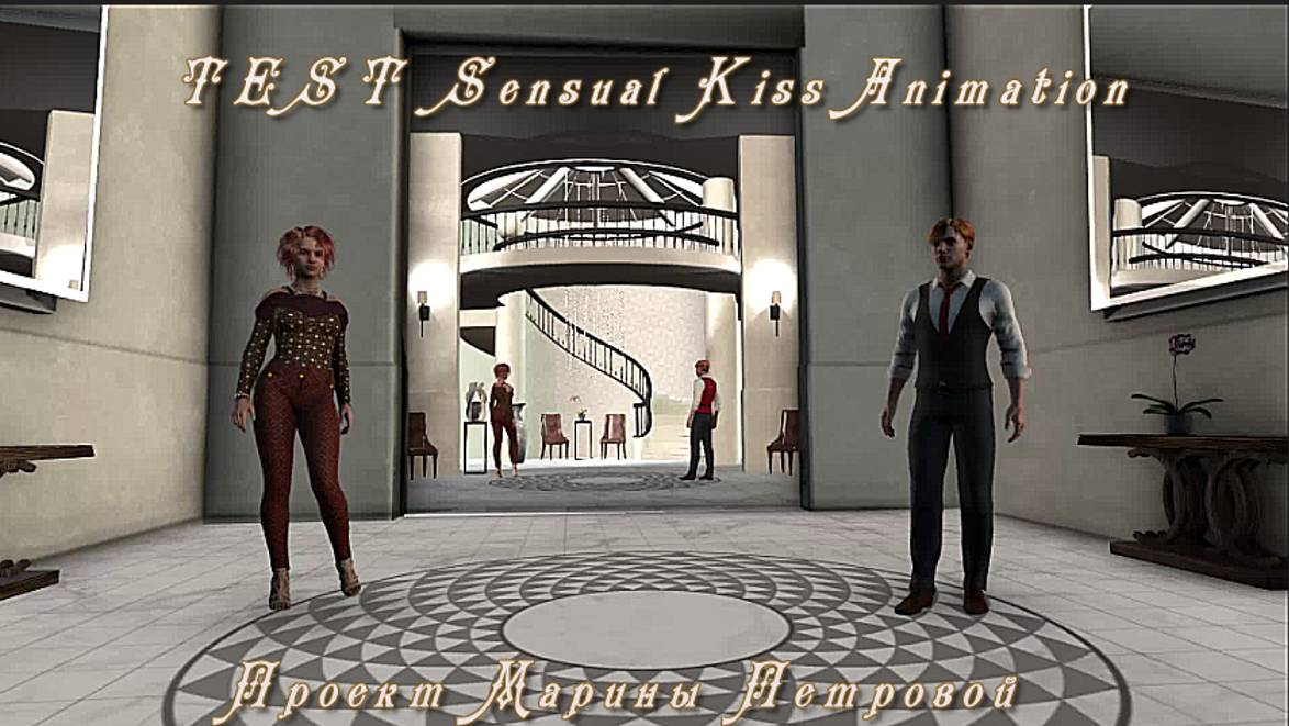 Test Test Sensual Kiss Animation ( iClone8)