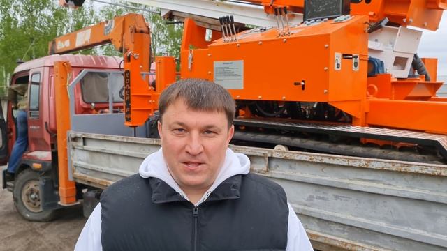 Отгрузка сваебойной установки в город Москва для ООО Апельсин