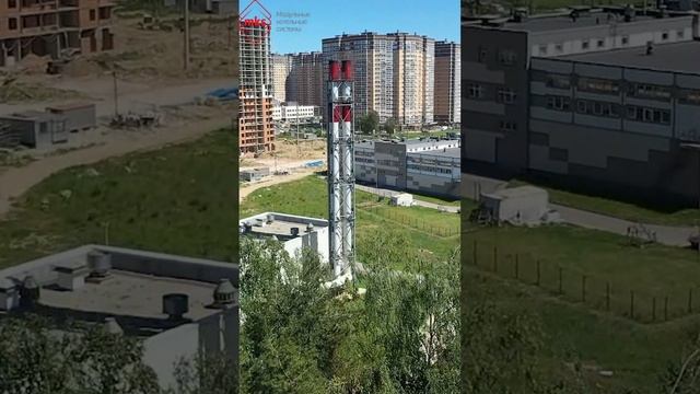 Котельная 48 МВт с высоты птичьего полета