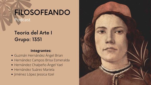 PODCAST "FILOSOFEANDO" GIOVANNI PICO DELLA MIRANDOLA / TEORIA DEL ARTE / FAD