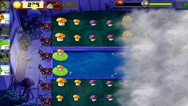 Plants vs Zombies - уровень - FOG - 8