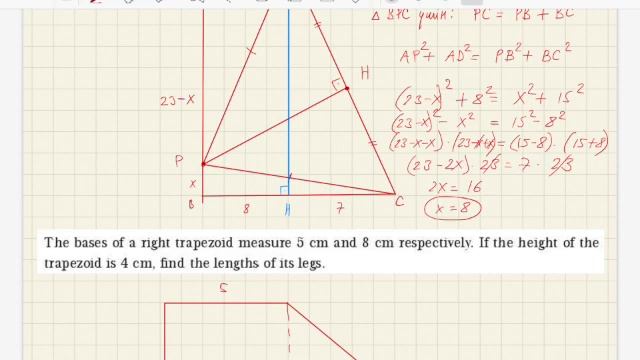 Polygons, Тікбұрышты трапеция