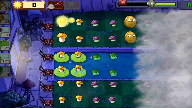 Plants vs Zombies - уровень - FOG - 3