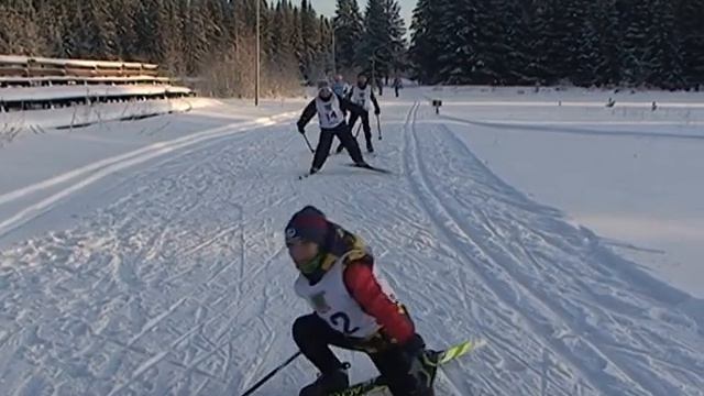 Видеосюжет. Спорт. Открытие лыжного сезона. Кубок главы города. Декабрь 2015