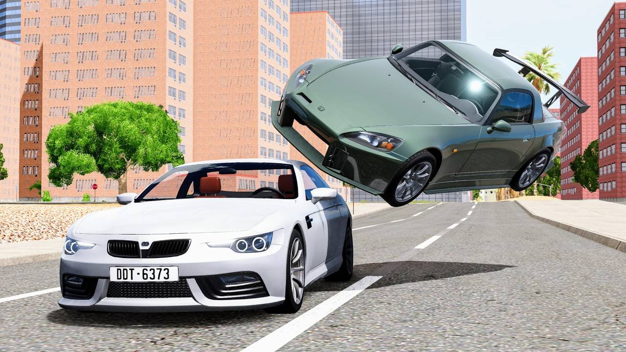 Автокатастрофа из–за потери управления #71 - BeamNG Drive