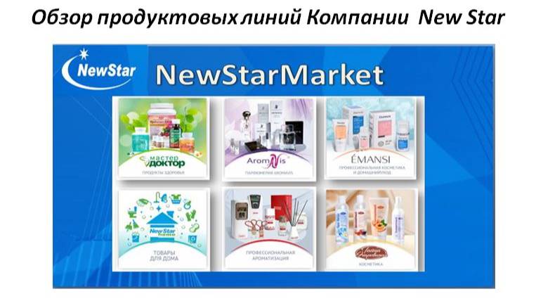1. Обзор Товарных линий NewStarMarket. Елена Евсеева