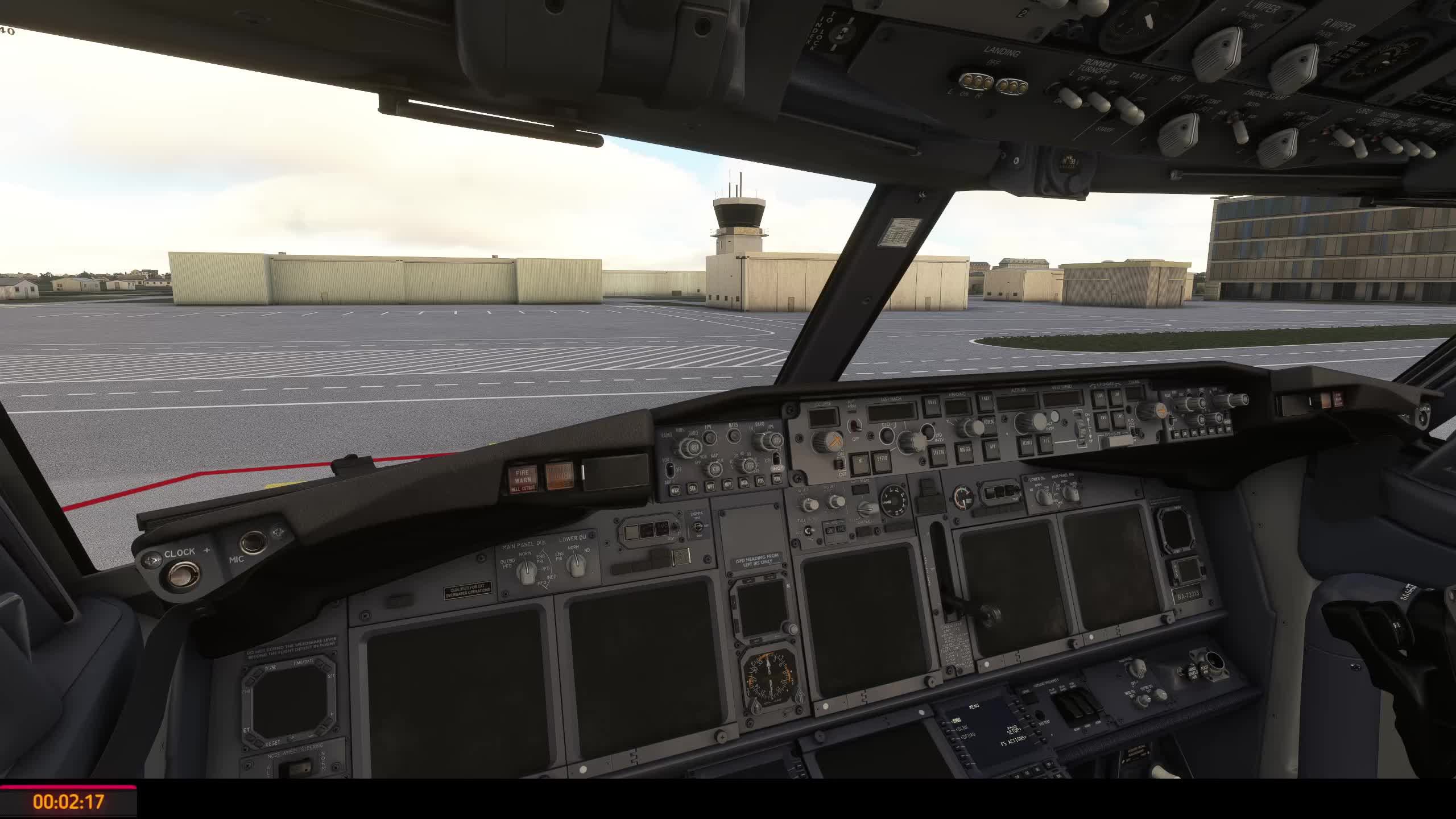 Microsoft Flight Simulator \ PMDG-737 800 \ URWW-USSS \ NordWind