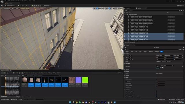 2. Adding the Buildings and Trees