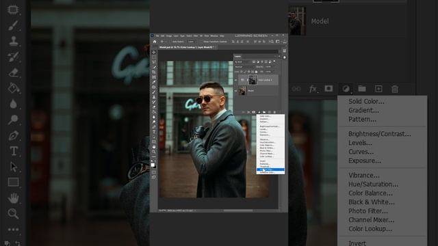 Легкий кинематографический эффект в фотошопе!