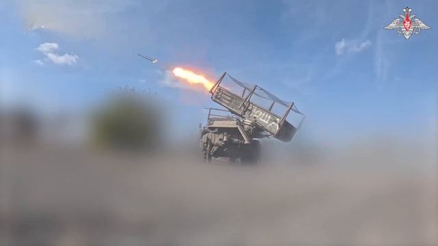 Боевая работа расчета РСЗО «Град» группировки войск «Запад»
