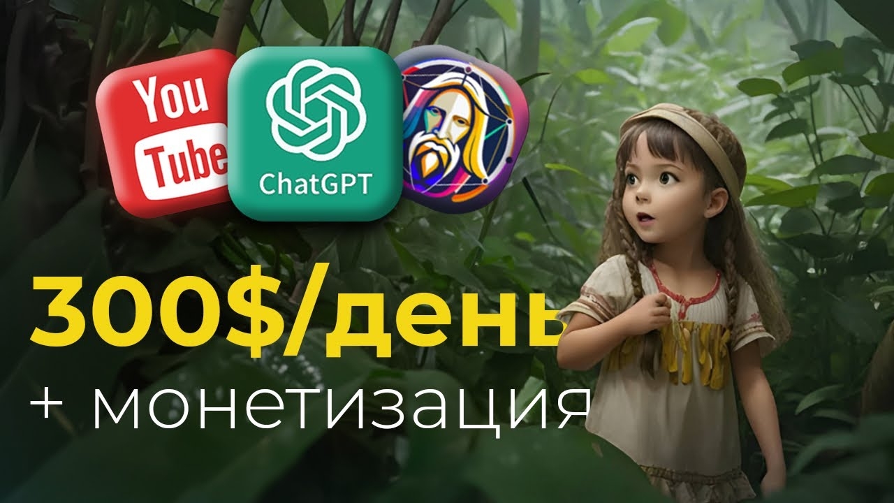 Создавай Мультики с ChatGPT и ЗАРАБАТЫВАЙ на YouTube 10,000$/мес | Анимированные видео