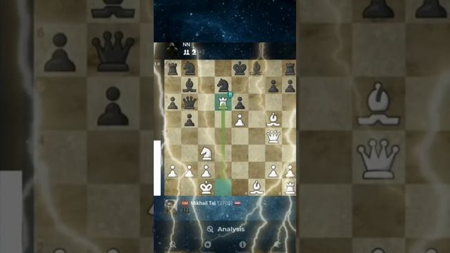 Mikhail Tal Brilliant Chess Game #chess #chessopenings