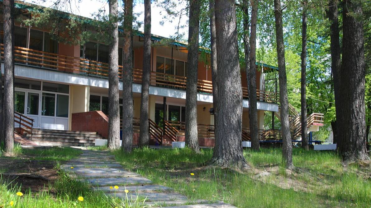 Столовая пансионата с лечением Чайка. Ивановская область, Тейково.