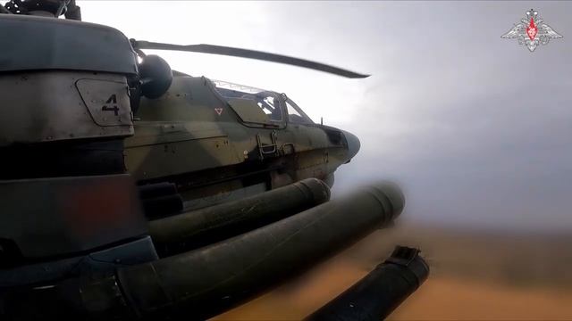Боевая работа экипажа Ка-52