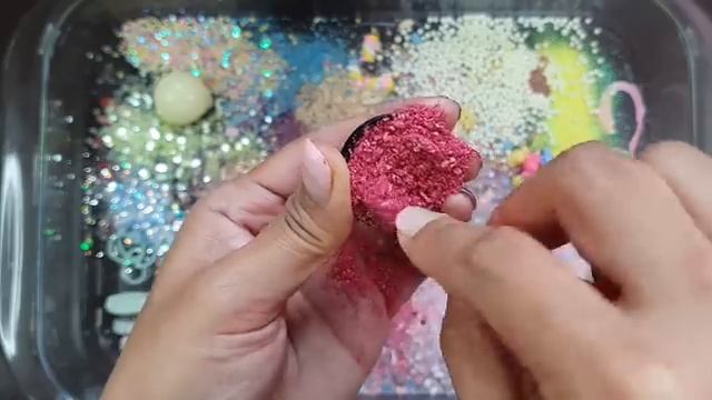 Слайм!  Сахарная вата, смешанная со слаймом! Успокаивающее видео со слаймом ASMR