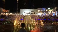Поющие фонтаны на площади Сохо в Шарм-эль-Шейхе