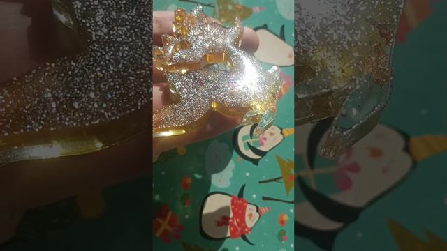 Ёлочные игрушки из эпоксидной смолы