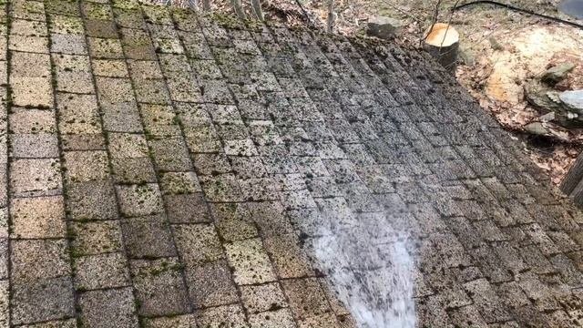 Great day for a cleaning - Roof Cleaning in Spencer MA