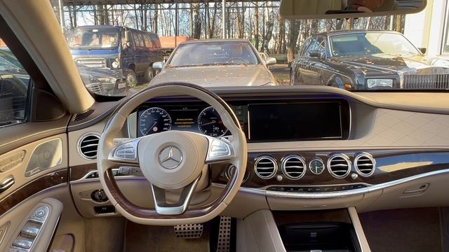 Автозапуск Мерседес W222  Запуск со штатного ключа и телефона.
