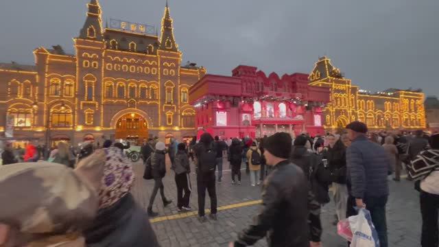Красная площадь Москва 7 ноября